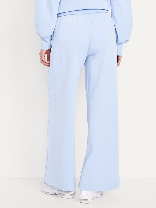 Image number 2 showing, Extra High-Waisted Dynamic Fleece Wide-Leg Sweatpants