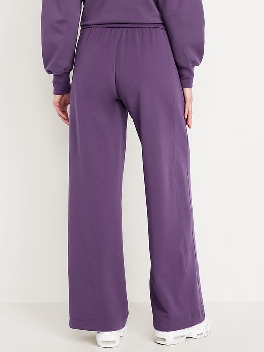 Image number 2 showing, Extra High-Waisted Dynamic Fleece Wide-Leg Sweatpants