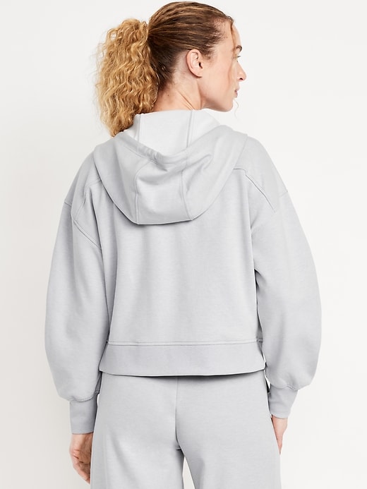 Image number 2 showing, Dynamic Fleece Oversized Zip Hoodie Sweatshirt
