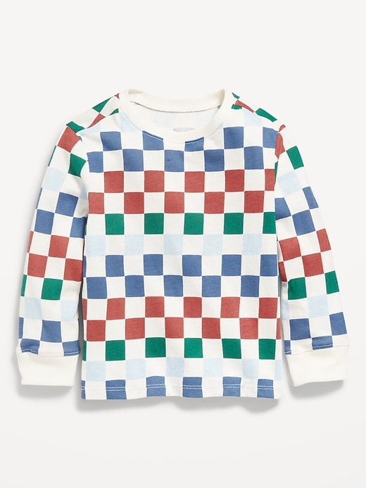 Image number 1 showing, Printed Long-Sleeve T-Shirt for Toddler Boys