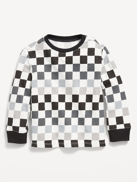 T-shirt à manches longues à imprimé pour tout-petit garçon
