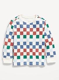 Image number 1 showing, Printed Long-Sleeve T-Shirt for Toddler Boys