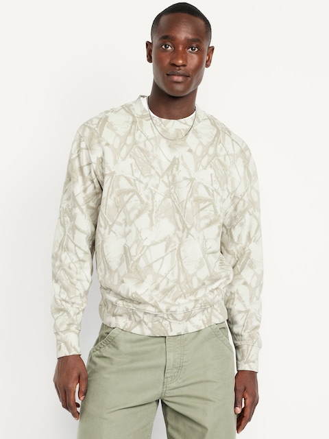 Chandail en coton ouaté surdimensionné indispensable - Blanc