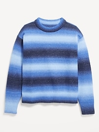 Image number 2 showing, SoSoft Oversized Crew-Neck Sweater for Boys