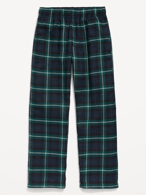 Pantalon de pyjama en flanelle à carreaux pour garçon