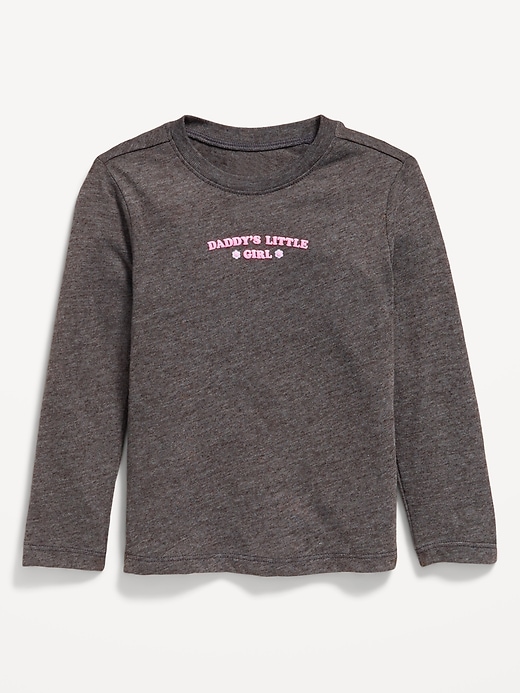 L'image numéro 1 présente T-shirt à imprimé à manches longues pour toute-petite fille