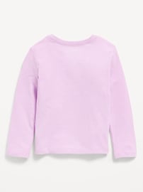 Image number 2 showing, Long-Sleeve Logo-Graphic T-Shirt for Toddler Girls