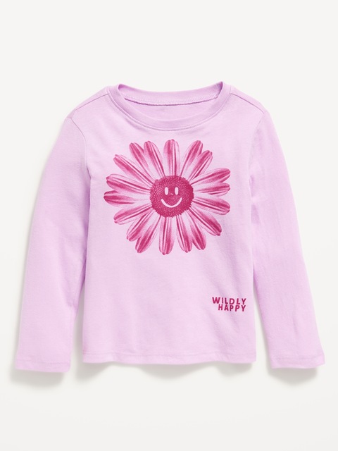 Long-Sleeve Graphic T-Shirt for Toddler Girls