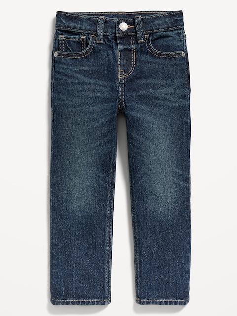 Straight-Leg Built-In Flex Jeans for Toddler Boys