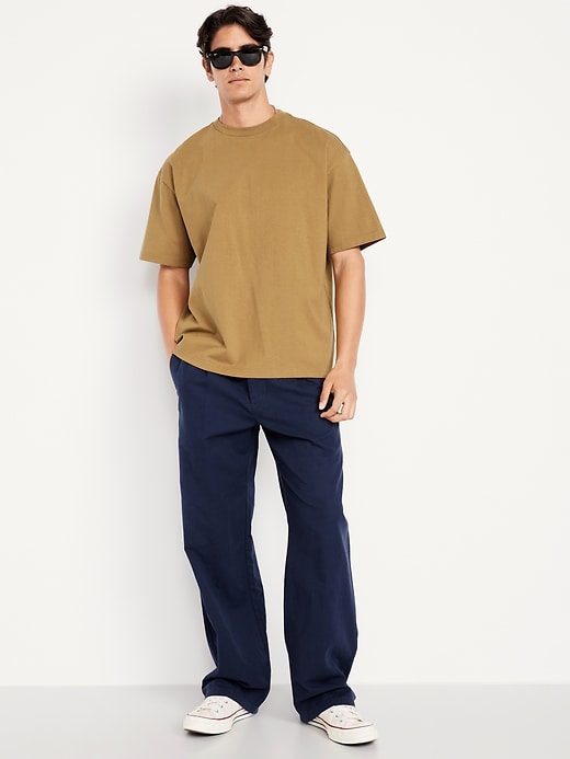 L'image numéro 3 présente T-shirt surdimensionné moderne en tissu épais
