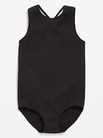 Image number 3 showing, Seamless Fitted Sleeveless Performance Bodysuit for Girls