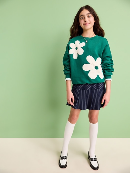 View large product image 1 of 4. Pleated Twill Skirt for Girls