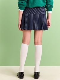 L'image numéro 2 présente Jupe en sergé à plis pour fille.