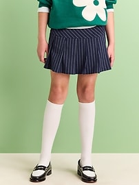 View large product image 3 of 4. Pleated Twill Skirt for Girls