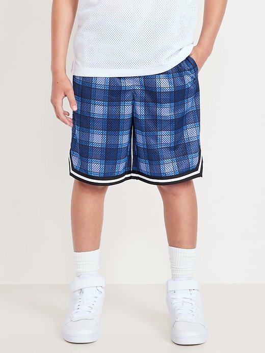 L'image numéro 3 présente Bermuda de basketball en maille pour garçon