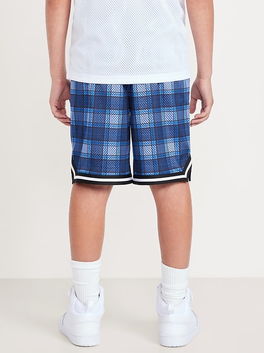 View large product image 2 of 5. Knee Length Mesh Basketball Shorts for Boys