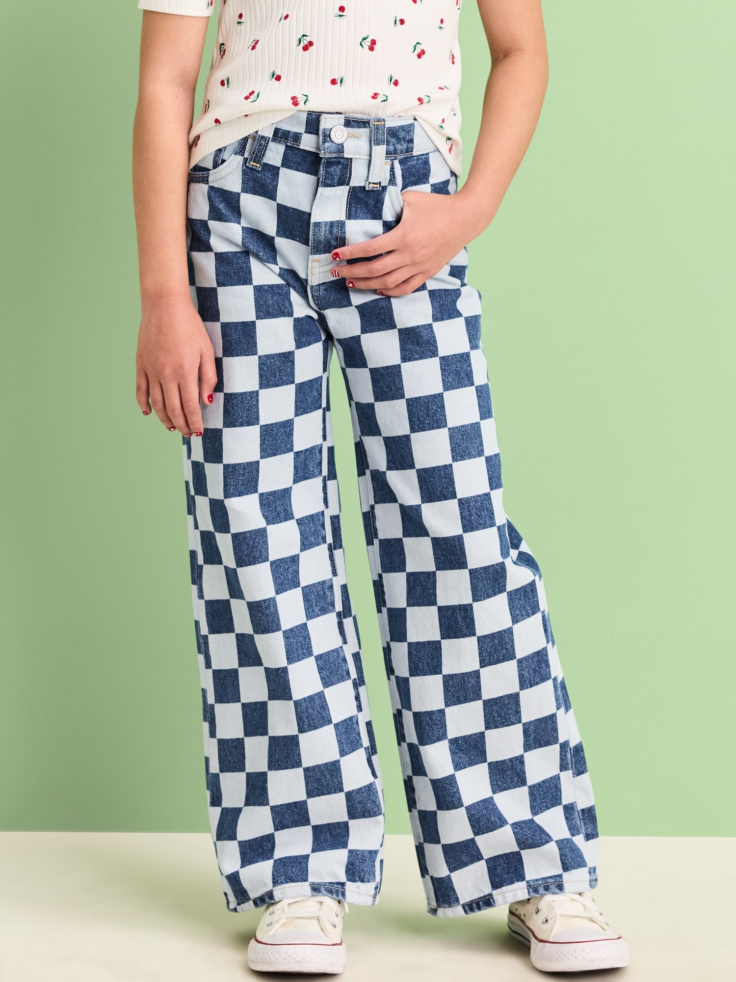 Baggy Wide-Leg Jeans for Girls