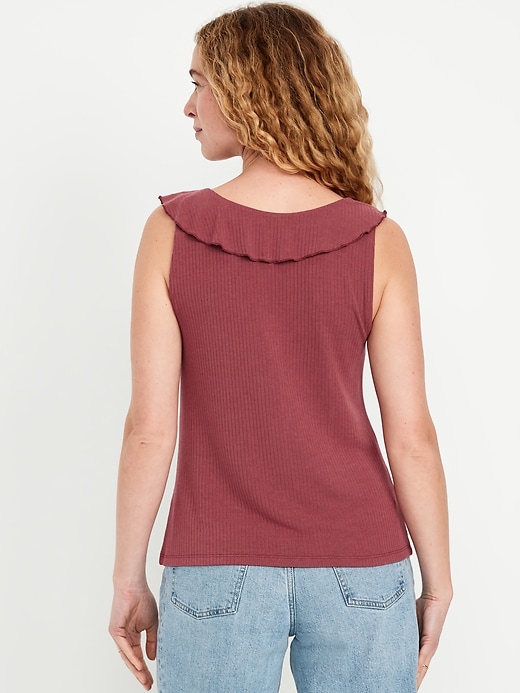 Image number 2 showing, Sleeveless Ruffle Top