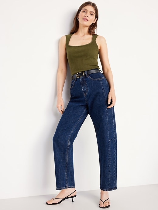 Image number 3 showing, Sleeveless Pointelle Top