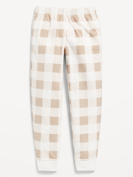L'image numéro 2 présente Pantalon de pyjama style jogging en micromolleton pour fille
