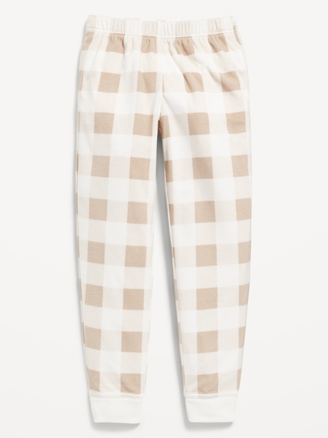 Pantalon de pyjama style jogging en micromolleton pour fille