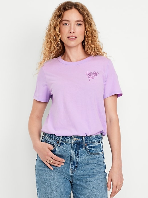 Image number 1 showing, EveryWear Crew-Neck Graphic T-Shirt