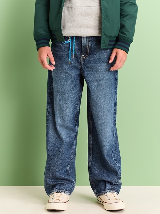Image number 3 showing, Super Baggy Barrel-Leg Jeans for Boys