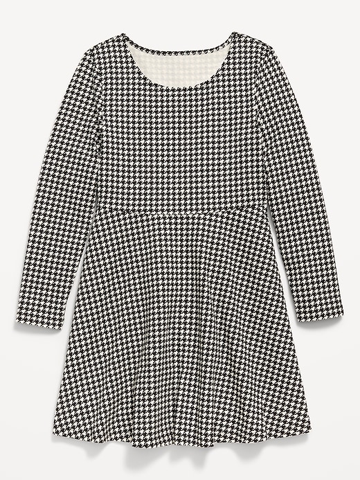 Image number 3 showing, Printed Long-Sleeve Fit and Flare Dress for Girls
