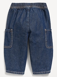 Image number 2 showing, Baggy Barrel-Leg Cargo Jeans for Baby
