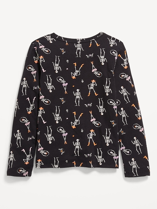 View large product image 2 of 2. Softest Printed Long-Sleeve T-Shirt for Girls