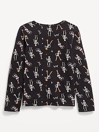 L'image numéro 2 présente T-shirt ultra-doux à manches longues à imprimé pour Fille