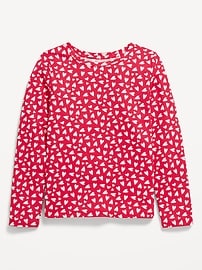 L'image numéro 1 présente T-shirt ultra-doux à manches longues à imprimé pour Fille