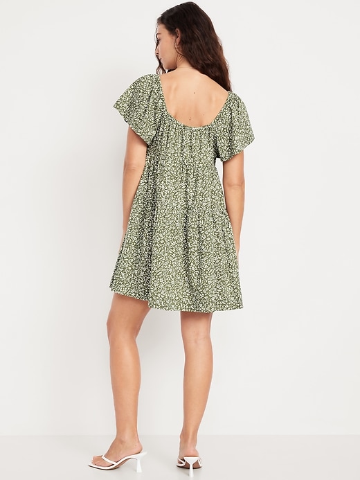 Image number 2 showing, Mini Floral Swing Dress