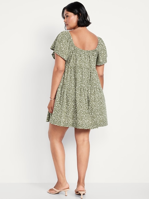 Image number 6 showing, Mini Floral Swing Dress