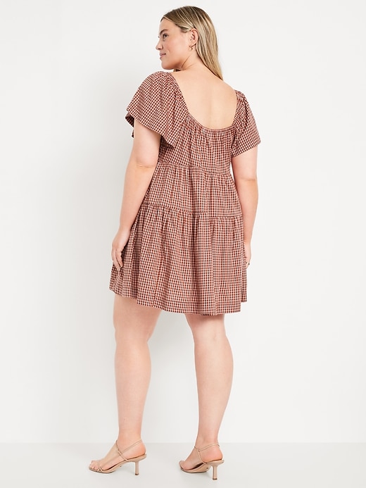 Image number 6 showing, Tiered Mini Swing Dress