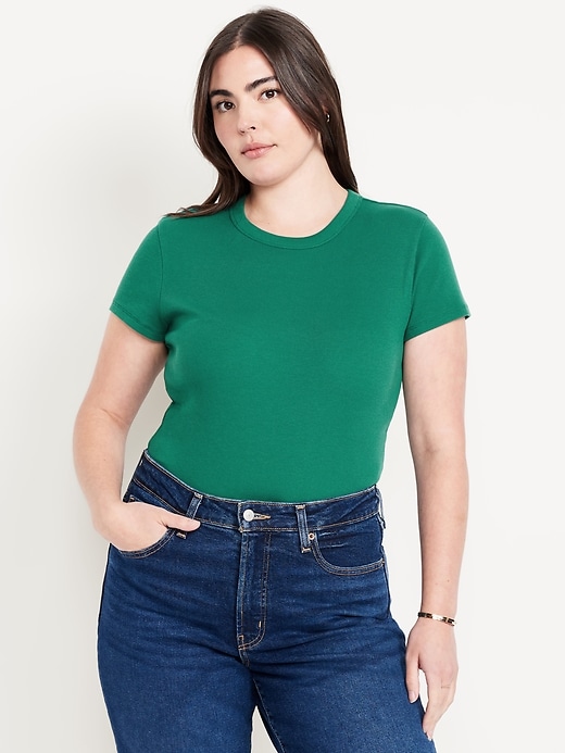 Image number 4 showing, Snug Crop T-Shirt