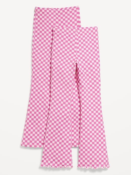 View large product image 1 of 1. High-Waisted Flare Leggings 2-Pack for Girls