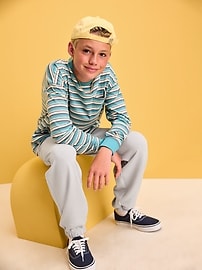 Image number 1 showing, Dynamic Fleece Baggy Jogger Sweatpants for Boys