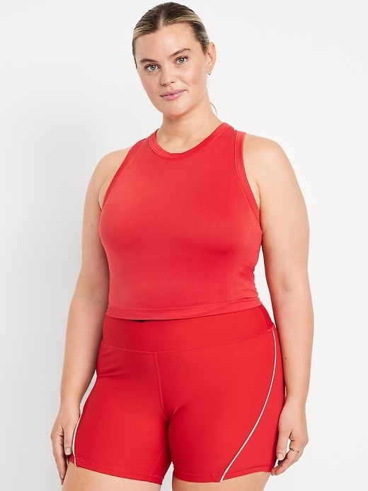 Image number 5 showing, Fluid Seamless Fitted Crop Tank Top