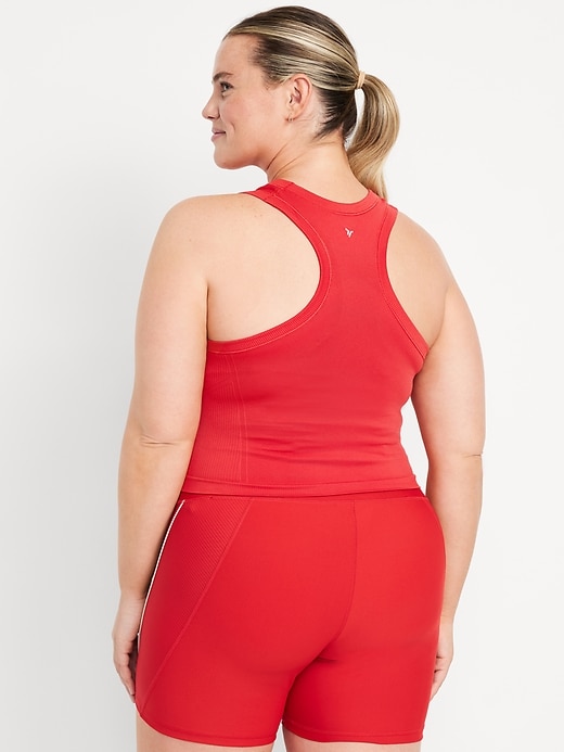 Image number 6 showing, Fluid Seamless Fitted Crop Tank Top