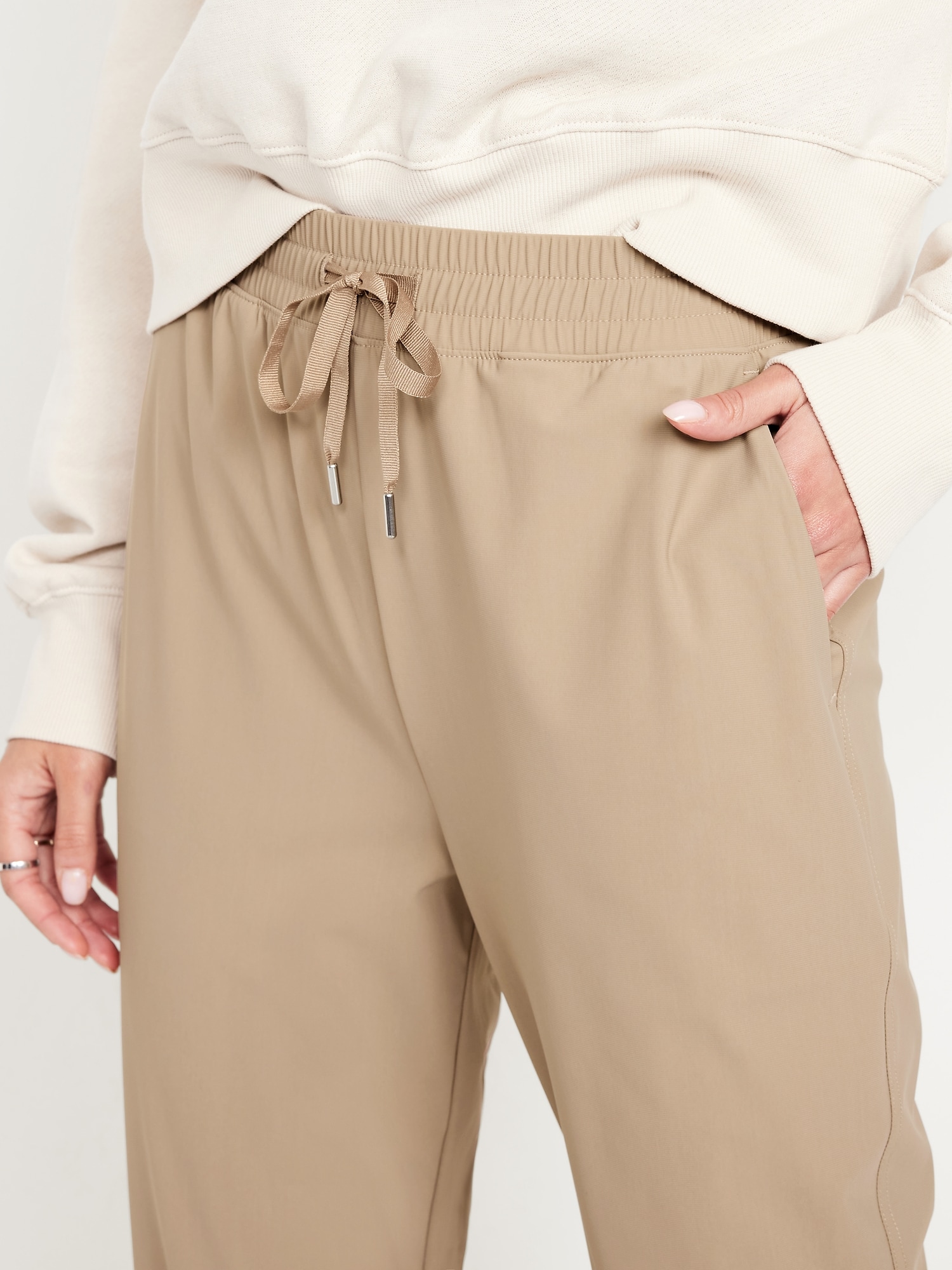 High-Waisted SleekTech Joggers