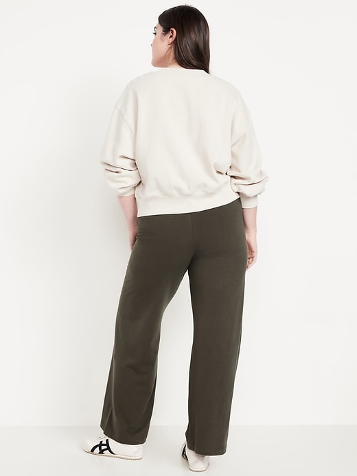 Image number 5 showing, High-Waisted Fashion Wide-Leg Leggings