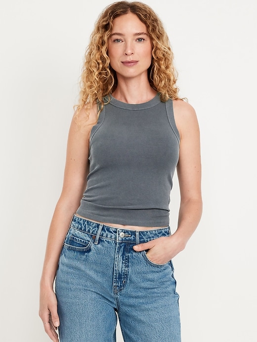Image number 1 showing, Snug Crop Tank Top