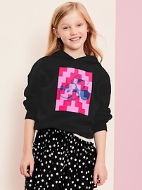 View large product image 3 of 6. Old Navy x Disney© Oversized Graphic Pullover Tunic Hoodie for Girls