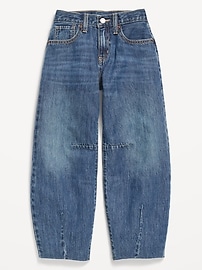 View large product image 4 of 5. Super Baggy Barrel-Leg Jeans for Girls