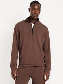 Image number 1 showing, Recharge Knit Quarter-Zip Pullover