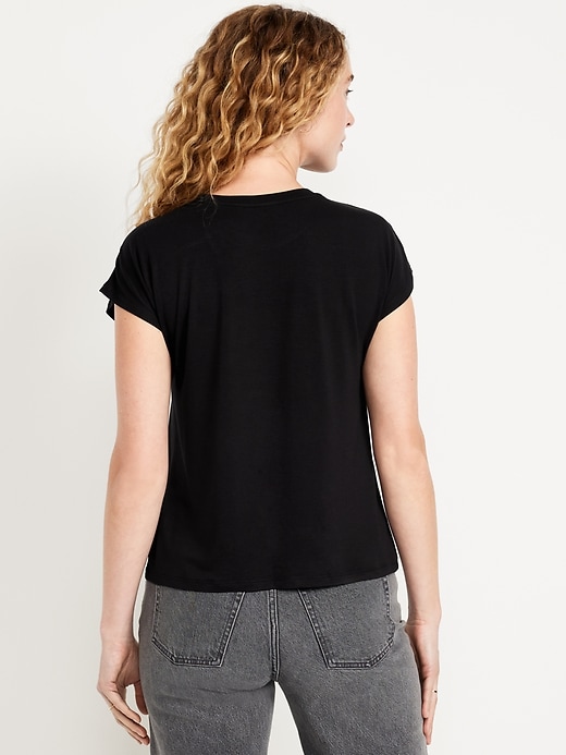 Image number 2 showing, Luxe Dolman T-Shirt