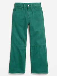 Image number 4 showing, High-Waisted Baggy Wide-Leg Jeans for Girls
