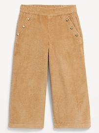 Image number 3 showing, Pull-On Wide-Leg Corduroy Pants for Toddler Girls
