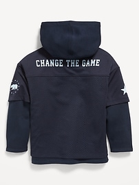 Image number 2 showing, Oversized 2-In-1 Football Hoodie for Toddler Boys